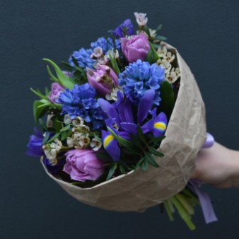 Букет гиацинты с тюльпанами: фото. Мир цветов Киров
