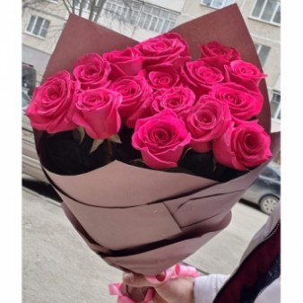 Букет из Розовых роз 70 см: фото. Мир цветов Киров