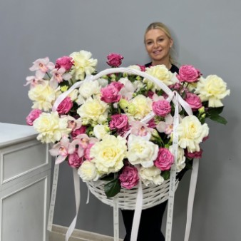 Корзина №3839: фото. Мир цветов Киров