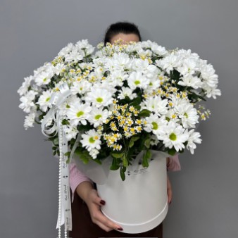 Коробка Ромашка №4174: фото. Мир цветов Киров