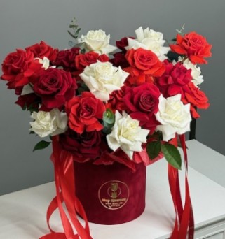 Композиция Французских Роз #9131: фото. Мир цветов Киров