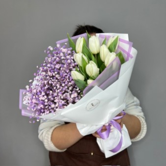 Букет Весна №9181: фото. Мир цветов Киров